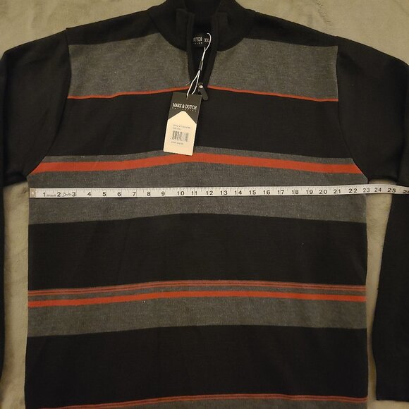 Men's XXL Marx & Dutch Collection Black Long-sleeved shirt - Picture 7 of 8